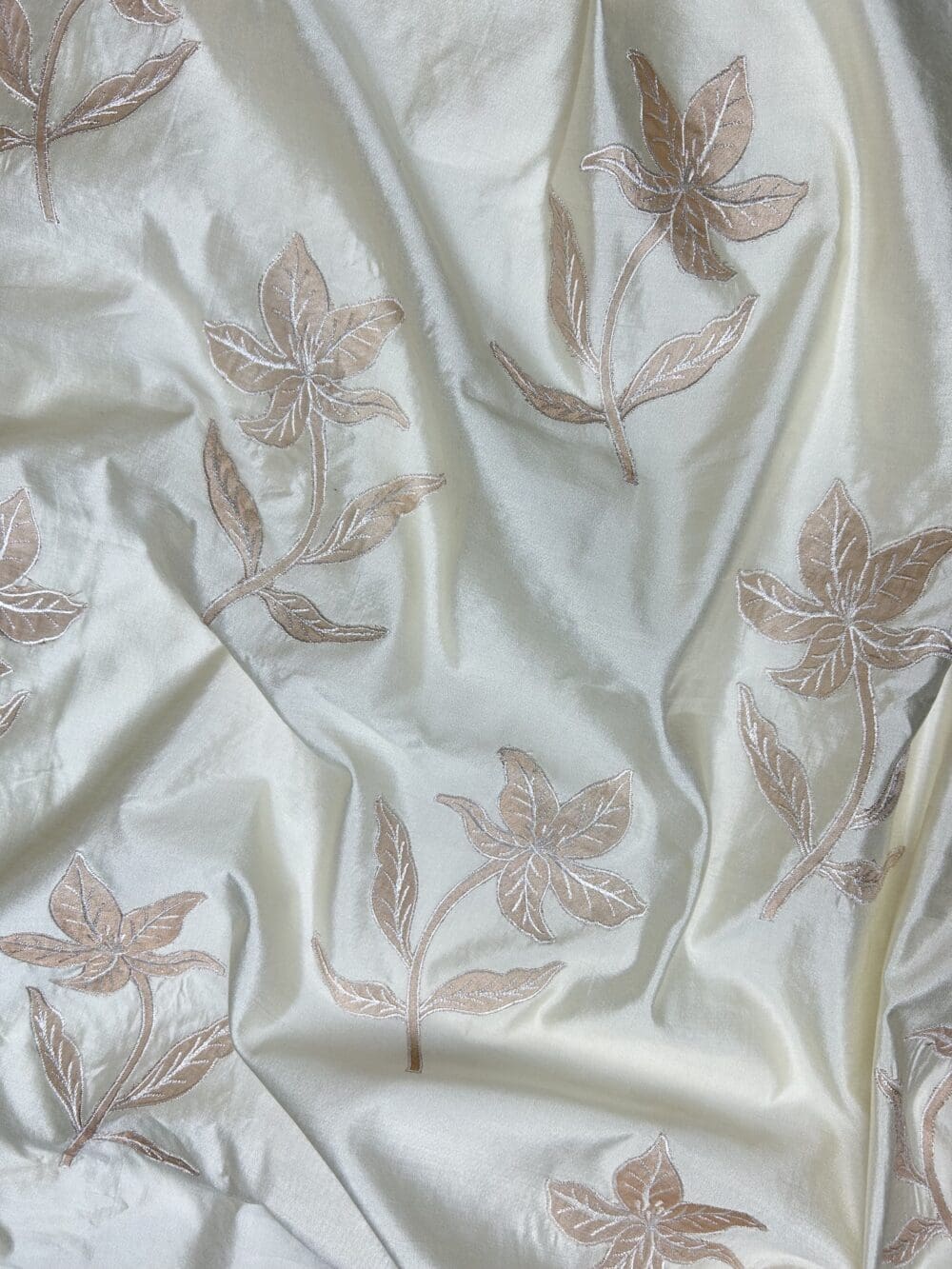 Spun Chanderi Tissue Cutwork - Image 2