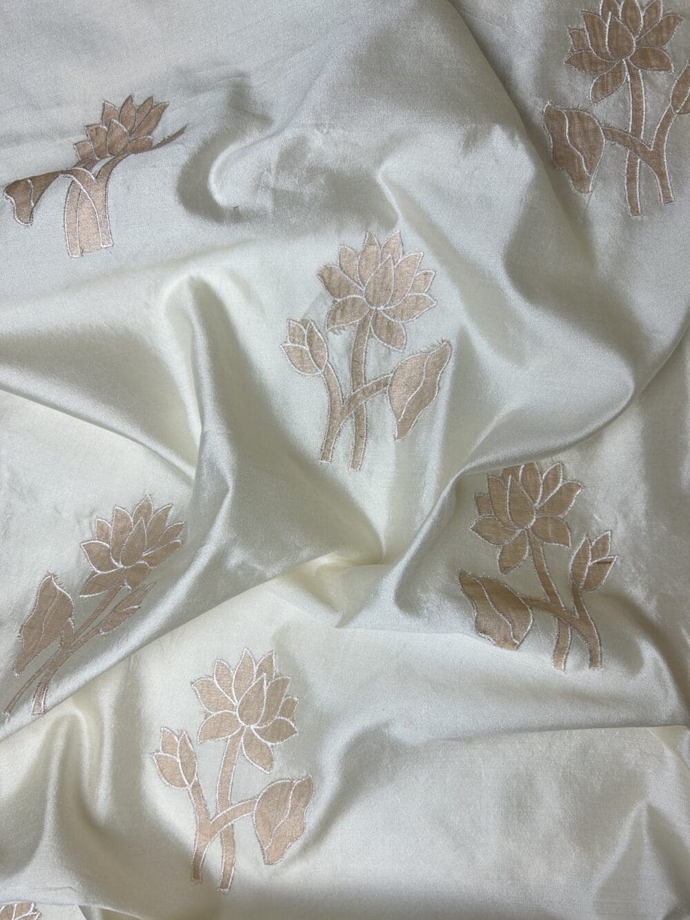 Spun Chanderi Tissue Cutwork - Image 2