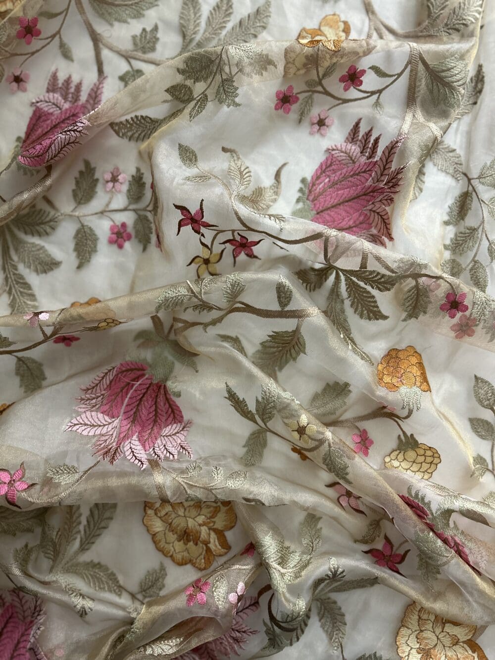 Silk Tissue Embroidery - Image 2