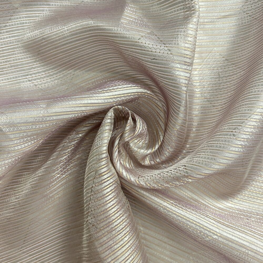 Pure Silk Tissue Jacquard