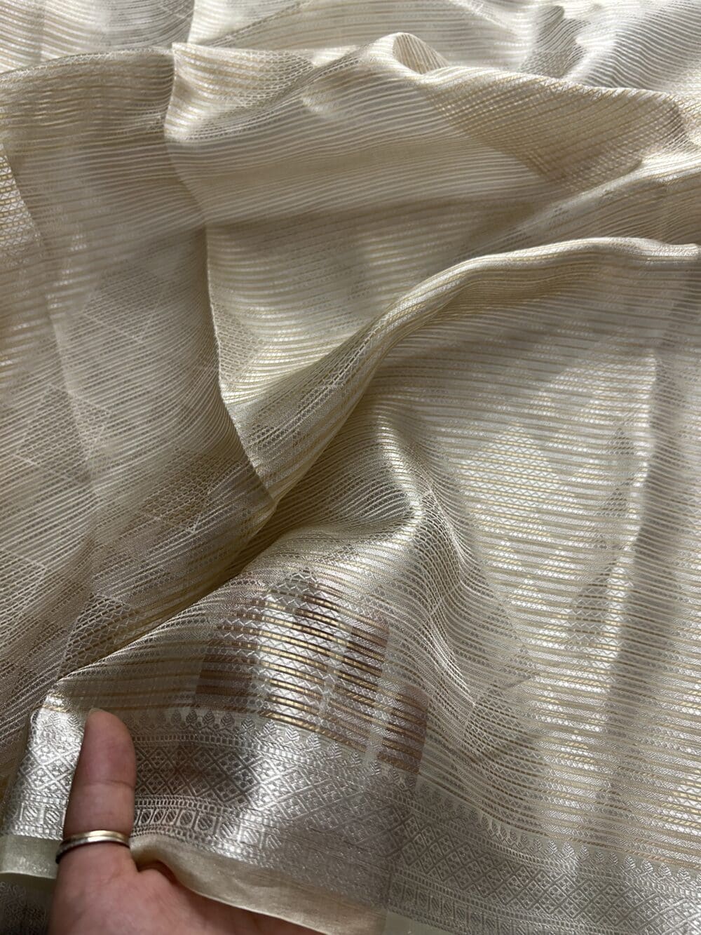 Pure Silk Tissue Jacquard - Image 3