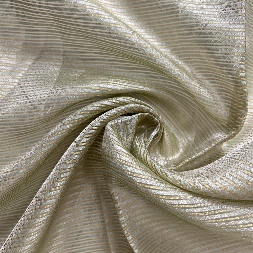 Pure Silk Tissue Jacquard