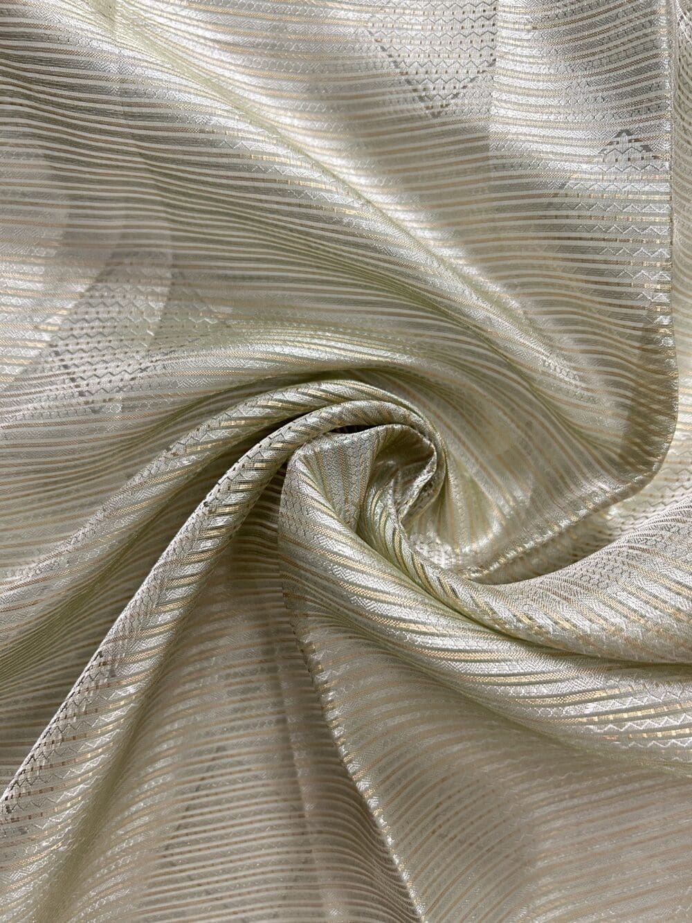 Pure Silk Tissue Jacquard