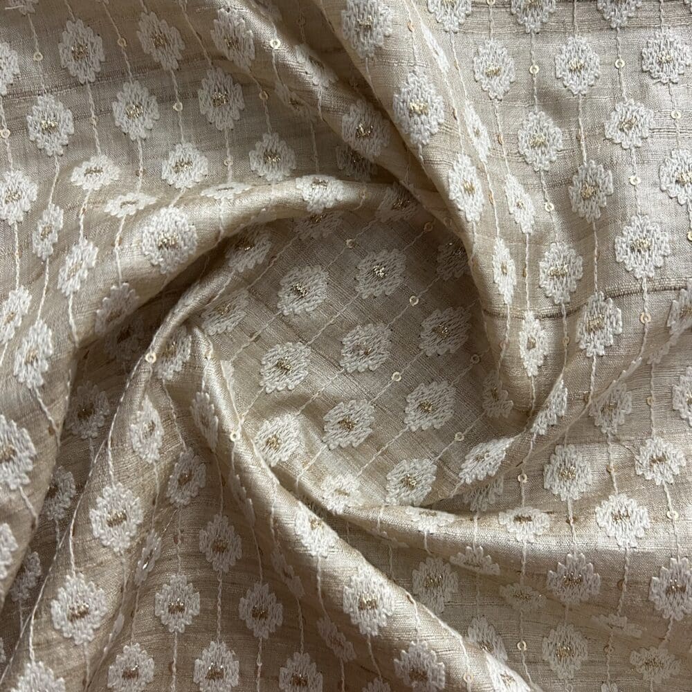 Silk Tussar Embroidery