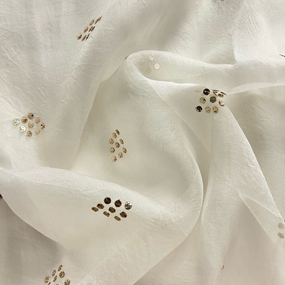 Silk Organza Mukaish