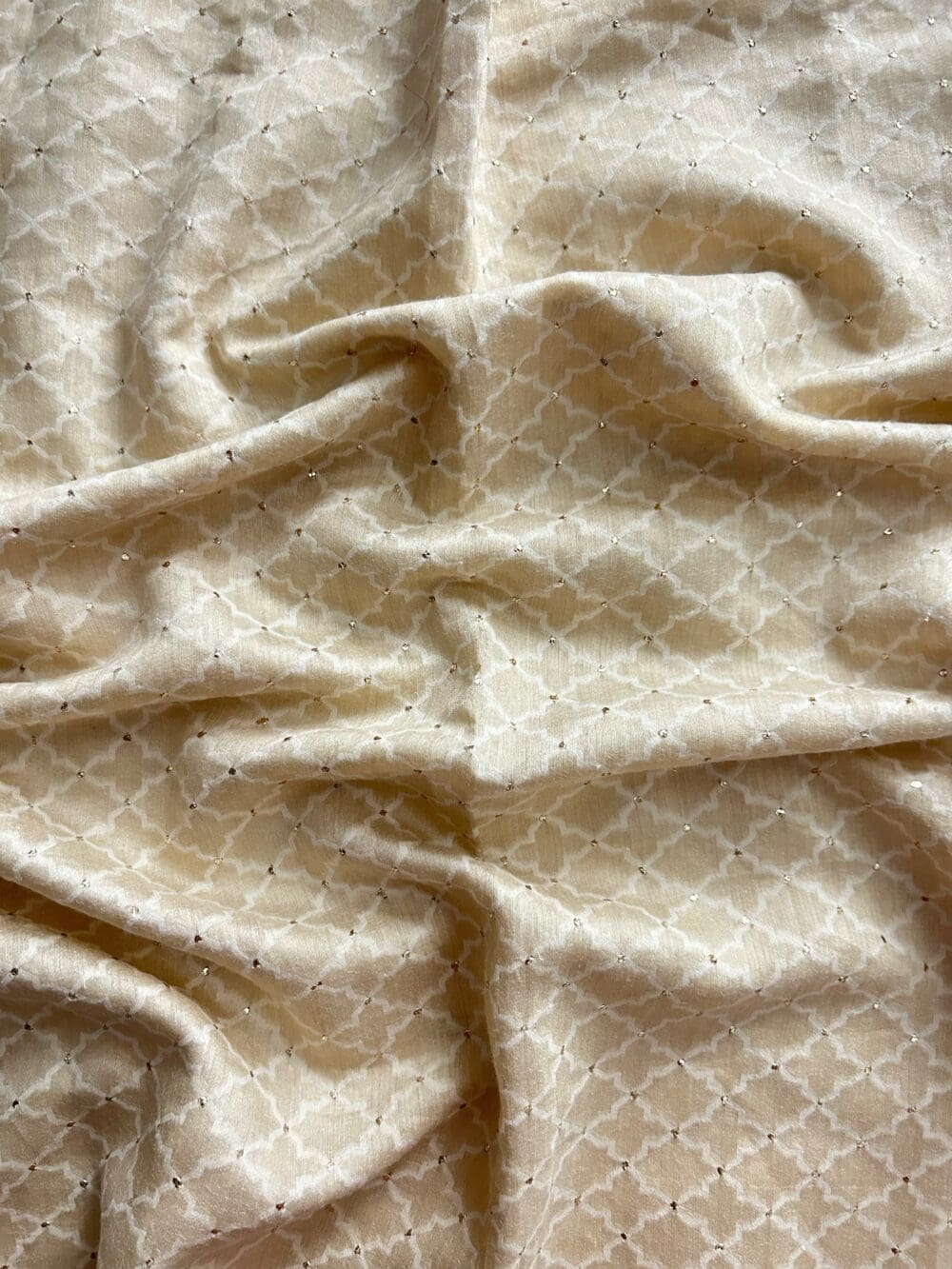 Silk Munga Mukaish Cutwork - Image 2