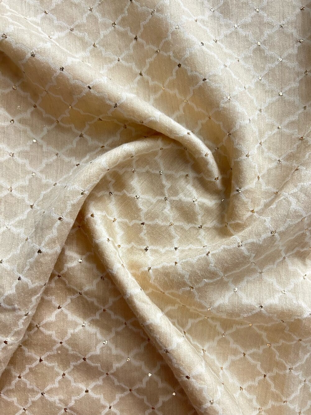 Silk Munga Mukaish Cutwork