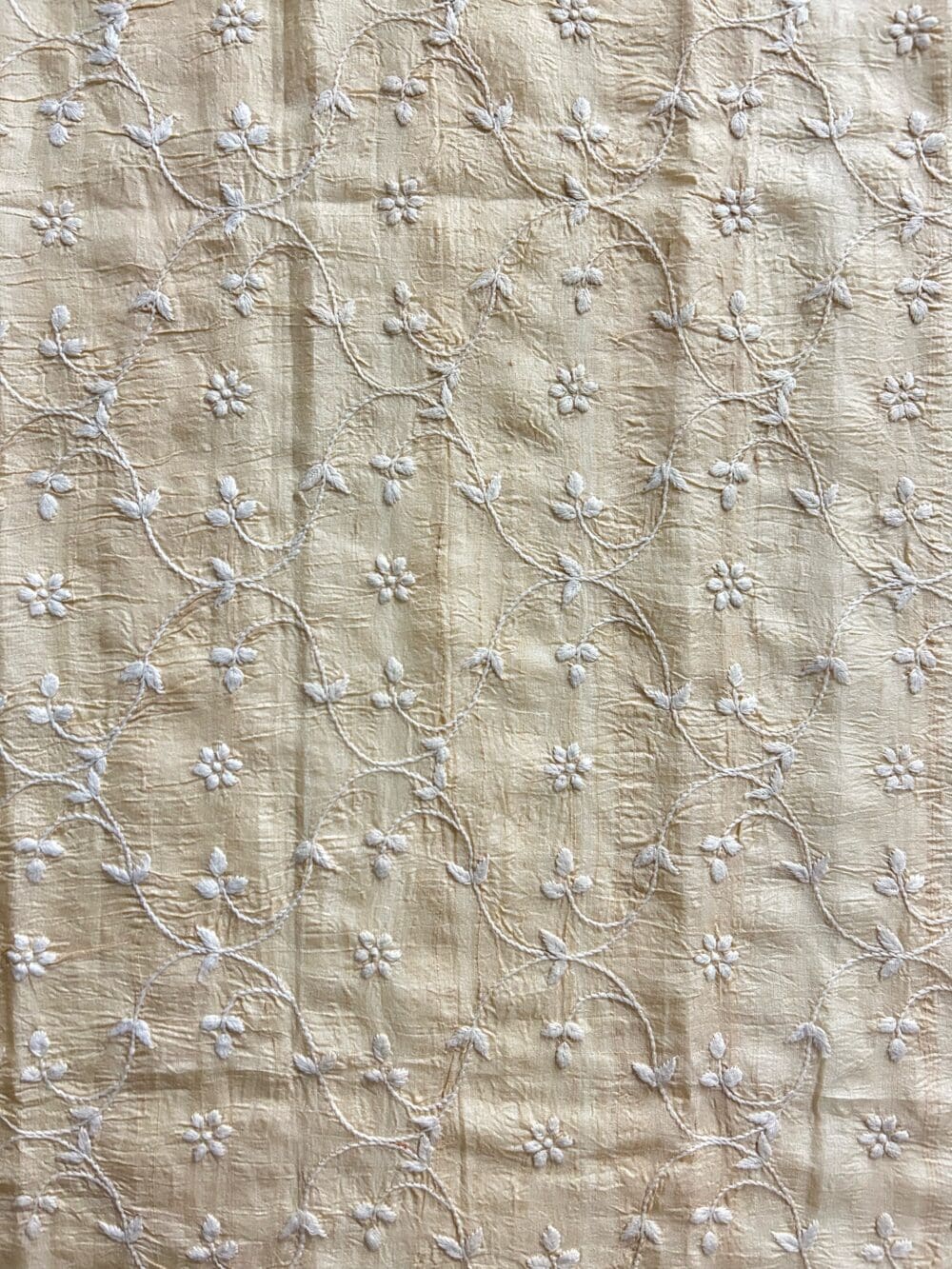 Silk Tussar Pure Lucknowi Mukaish - Image 4