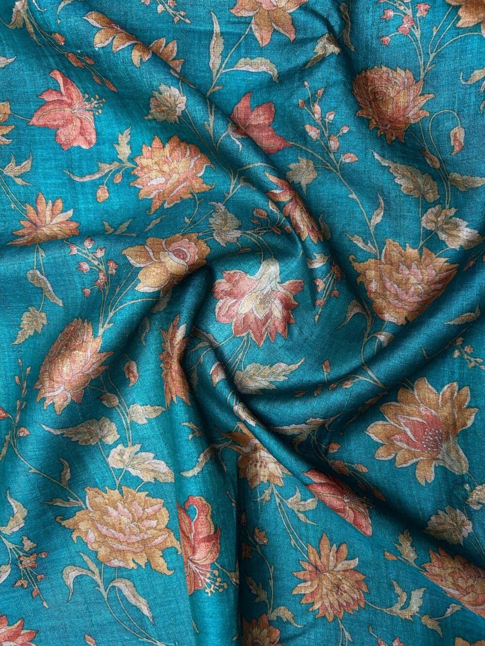 Silk Tussar Print