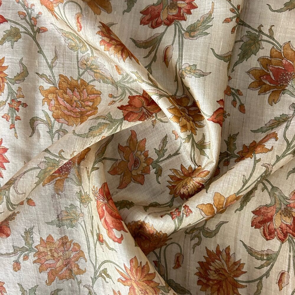 Silk Tussar Print