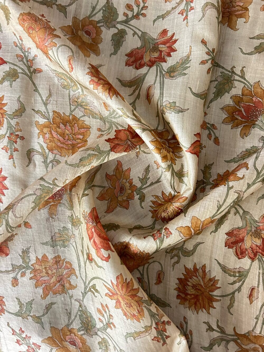 Silk Tussar Print