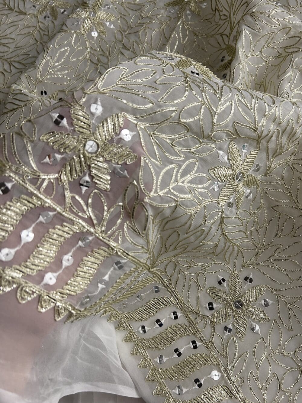 Georgette Gota Embroidery - Image 3