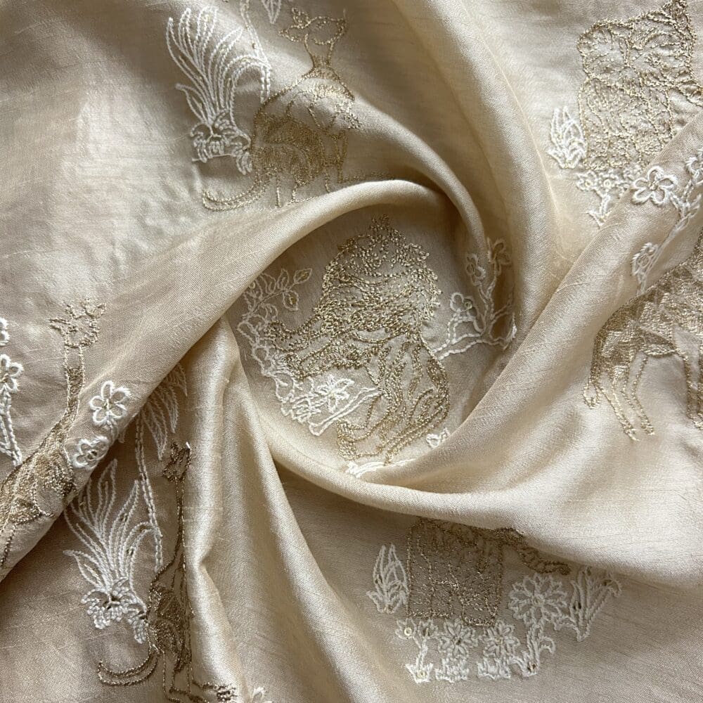 Raw Silk Embroidery