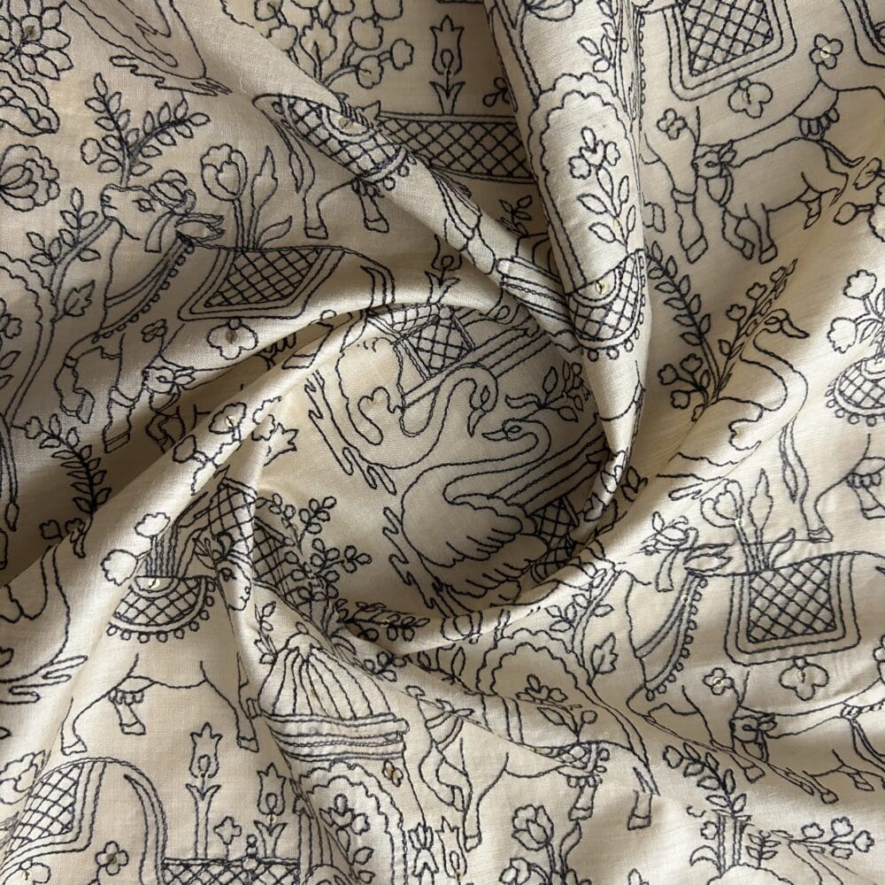 Munga Silk Embroidery