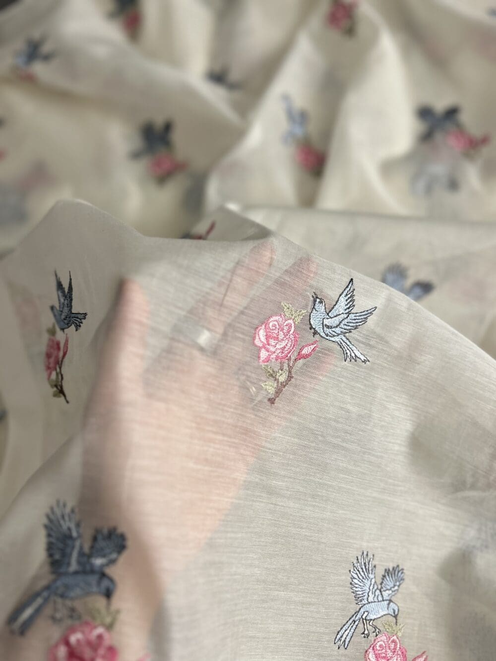 Silk Chanderi Embroidery - Image 3