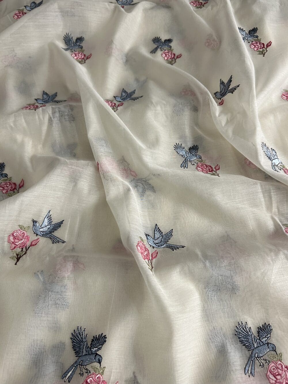 Silk Chanderi Embroidery - Image 4
