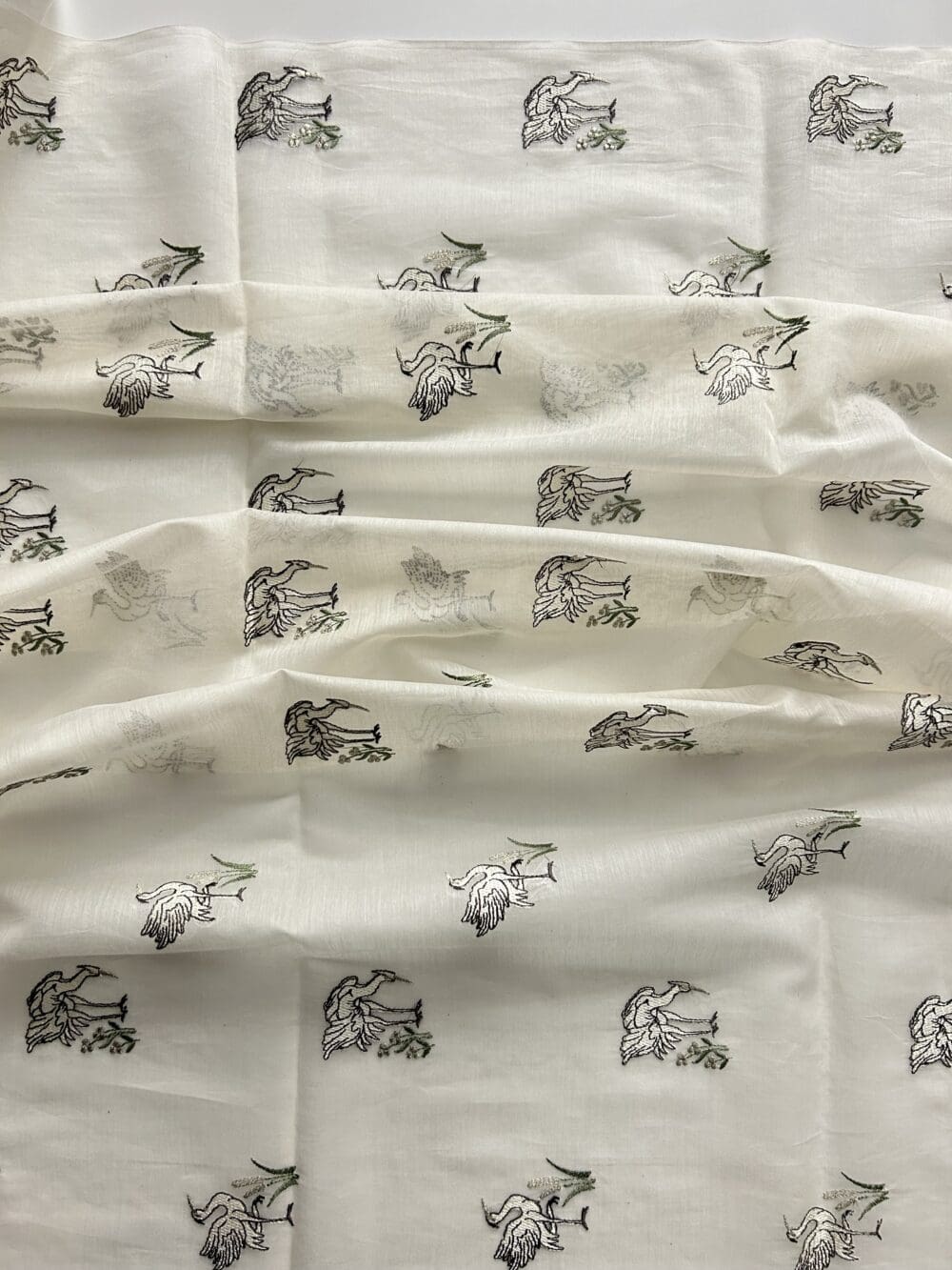 Silk Chanderi Embroidery - Image 3