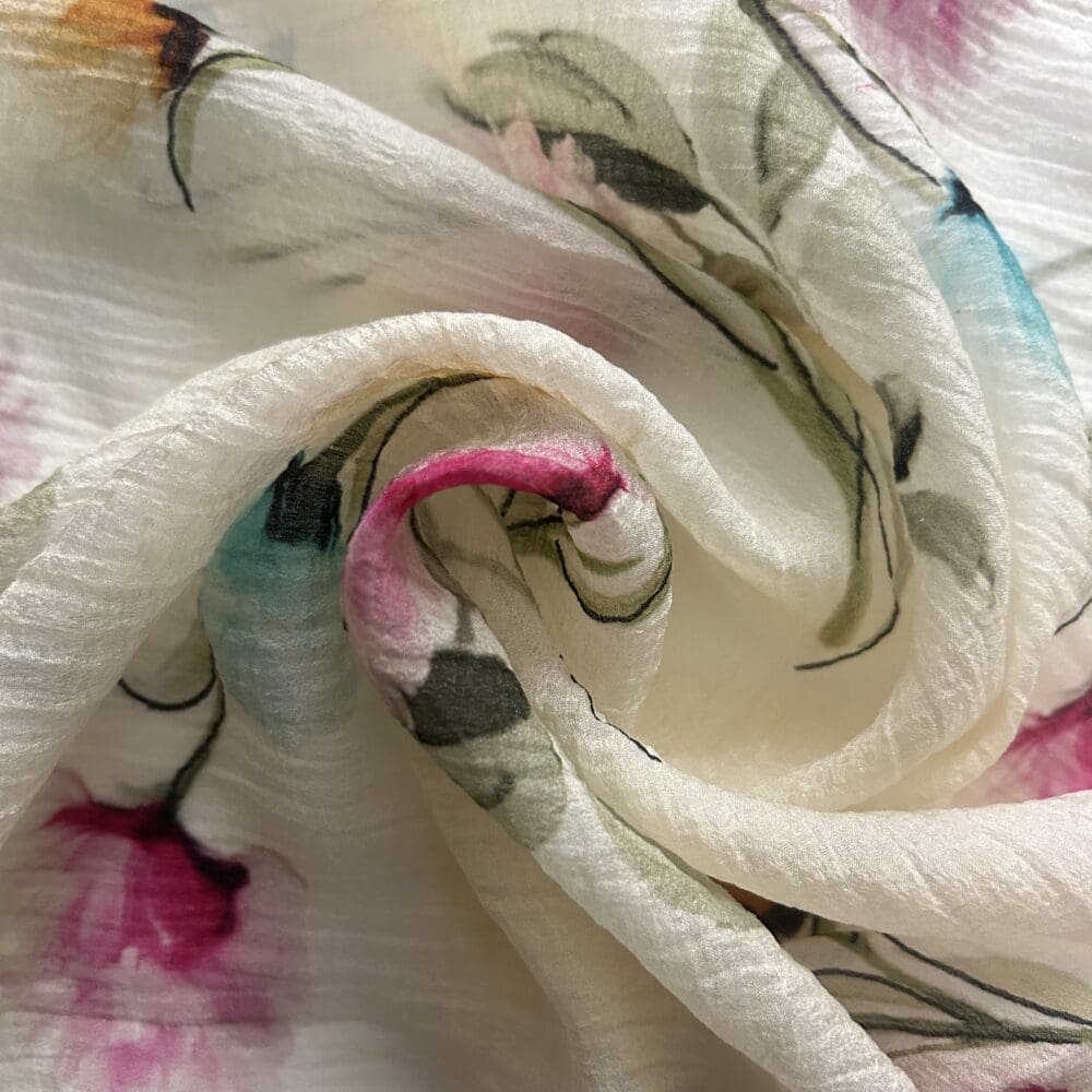 Pure Italian Silk Crush Chiffon Print