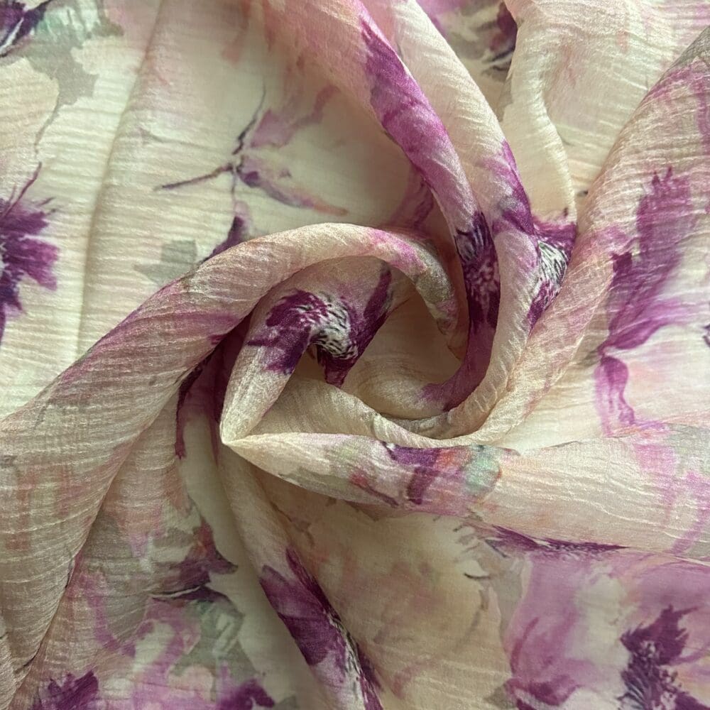 Pure Italian Silk Crush Chiffon Print
