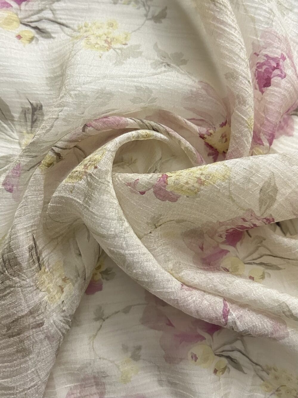 Pure Italian Silk Crush Chiffon Print