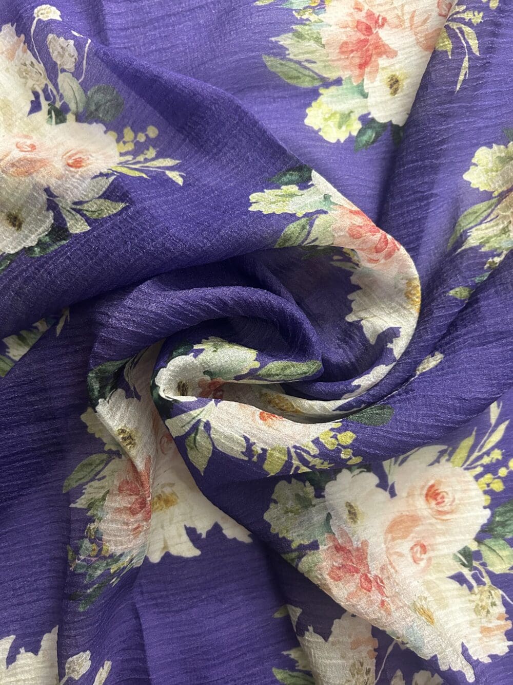 Pure Italian Silk Crush Chiffon Print